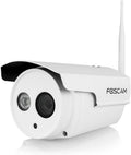 Foscam HD 720P Outdoor WiFi Security Camera – Weatherproof IP66 Bullet / 1MP IP Wireless Surveillance Camera System with iOS/Android App, Night Vision up to 65ft, and More (FI9803P)