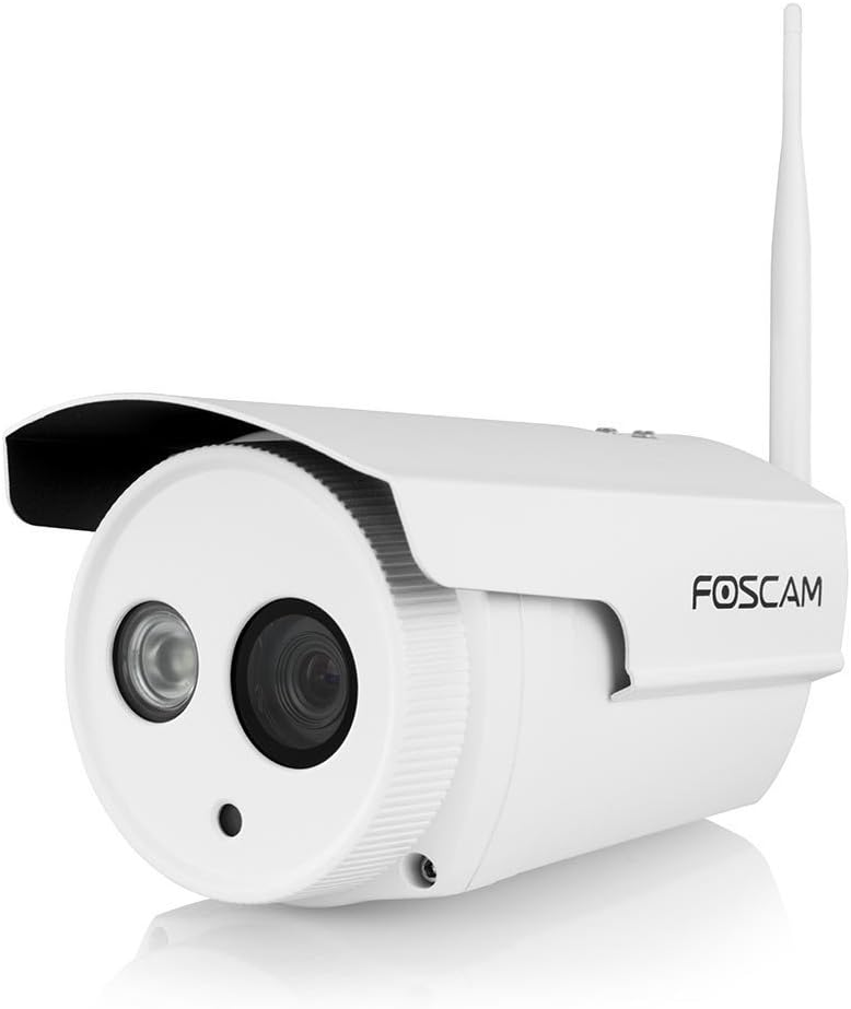 Foscam HD 720P Outdoor WiFi Security Camera – Weatherproof IP66 Bullet / 1MP IP Wireless Surveillance Camera System with iOS/Android App, Night Vision up to 65ft, and More (FI9803P)