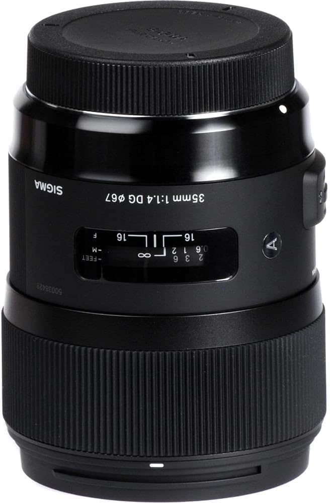 Sigma 35mm f/1.4 DG HSM Art Lens (for Canon DSLR Camera) Bundle Includes Manufacturer Accessories + Sunshine Photo Basic Bundle...