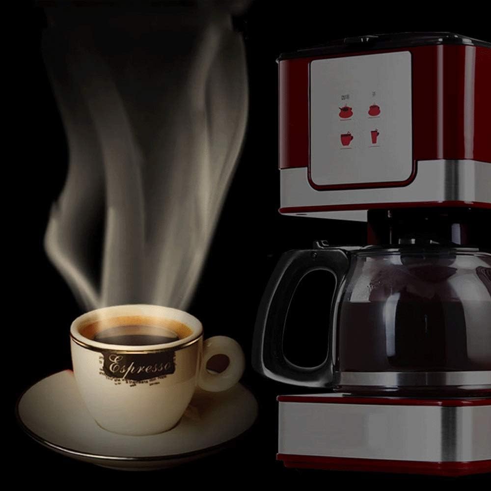 Coffee Machine Coffee Machine, Compact Coffee Machine,600ml Programmable Coffee Maker with Anti Drip Function,Boil-Dry Protection,550w