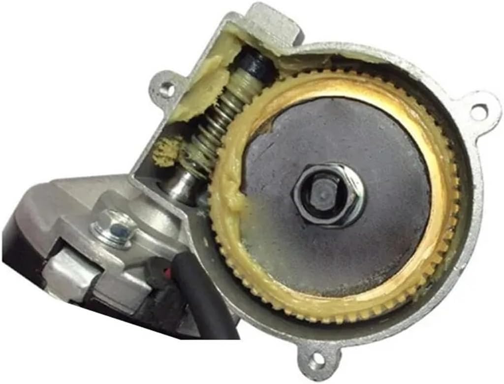24V 35W Worm Gear Motor 30 50 100rpm,Worm Gear Brushed Motor Wiper Motor Barbecue Grill Motor Roller Shutter Motor(Axis direction Left,100rpm)