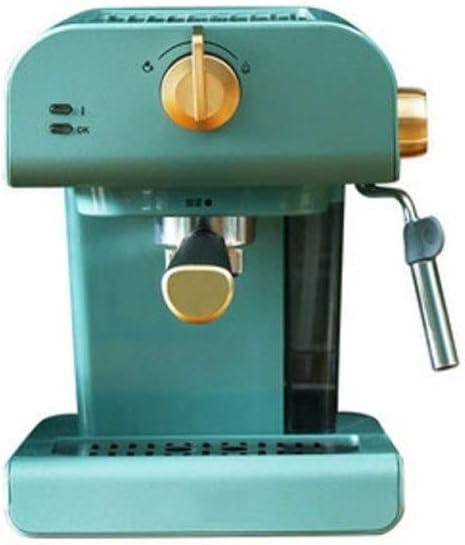 Coffee Machine Retro Semi-Automatic Coffee Machine Household Espresso Pump Type Mini Integrated Milk Frother Household appliances