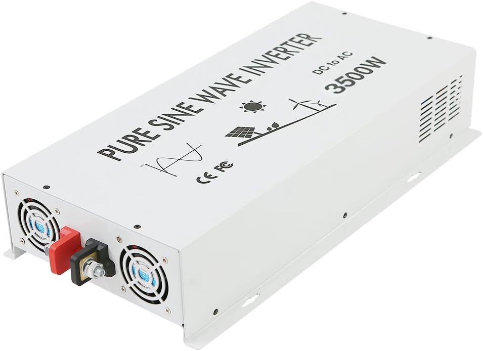 WZRELB 3500W High Frequency 24V 120V Off Grid DC AC Voltage Converter Home Power Supply True Pure Sine Wave Solar Power Inverter Generator