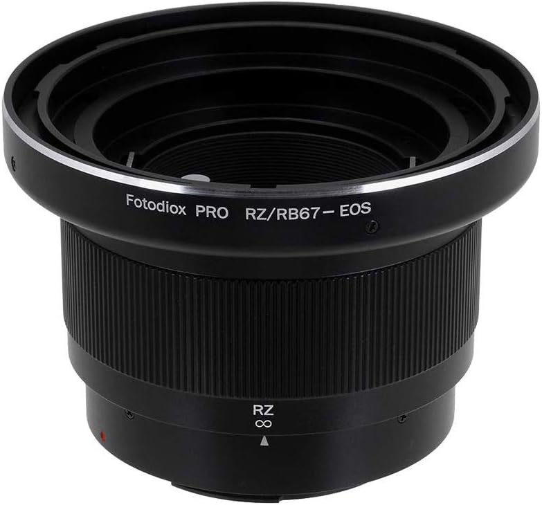 Fotodiox Pro Lens Mount Adapter Compatible with Mamiya RB67/RZ67 Mount Lens to Canon EOS (EF, EF-S) Mount D/SLR Camera Body - with Gen10 Focus Confirmation Chip and Built-in Focusing Helicoid