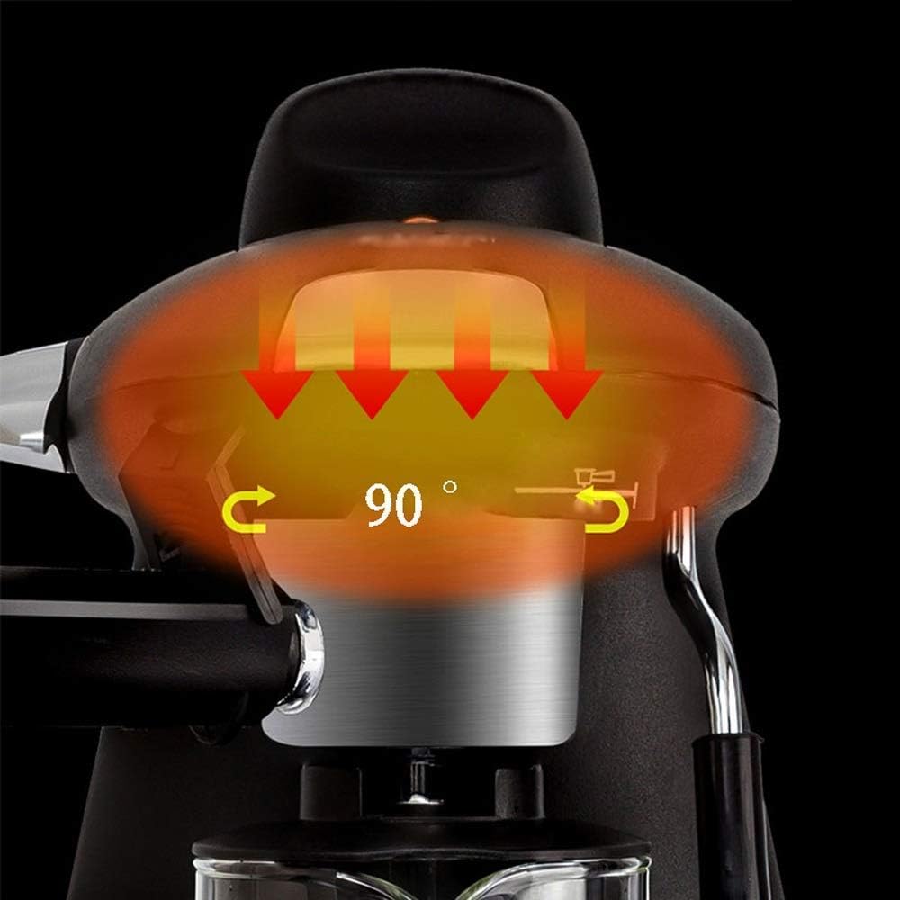 Coffee machine Coffee Machine, Semi-Automatic Coffee Machine,5 Bar Pressure Pump,Cappuccino,American Coffee,White Coffee,Stainless Steel