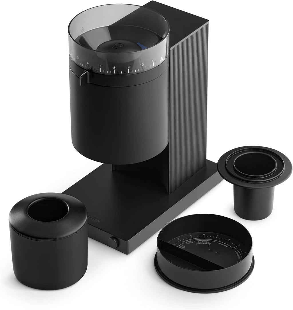 Fellow Opus Conical Burr Coffee Grinder – Electric Espresso Grinder for Home Use, 41 Adjustable Settings for Drip, French Press, Cold Brew & More, 40mm Stainless Steel Burrs, Matte Black
