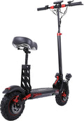 Electric Scooter Adults, 26/37 Miles Long Range, 28/34 Mph Max Speed, 10/11' Off-Road Tires,1200W/1600W Motor, Adjustable Handlebar Height, Dual Braking System,Folding Commuter E Scooter