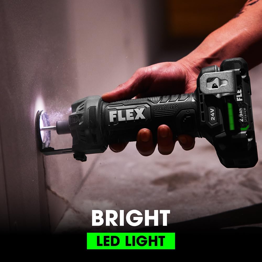 FLEX 24V Brushless Cordless Drywall Cut Out Tool Only, Battery and Charger Not Included - FX2471-Z