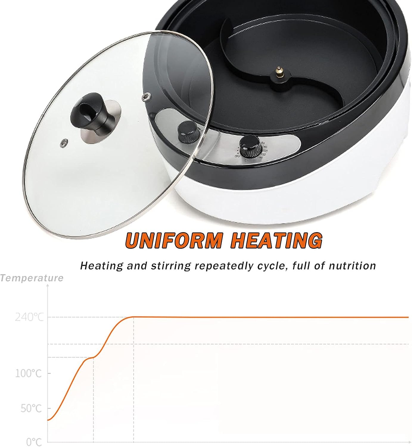 Coffee Machine 800G Electric Coffee Roasting Machine Coffee Bean Roasting Machine Coffee Roasting Machine Roasting Machine Suitable for Home