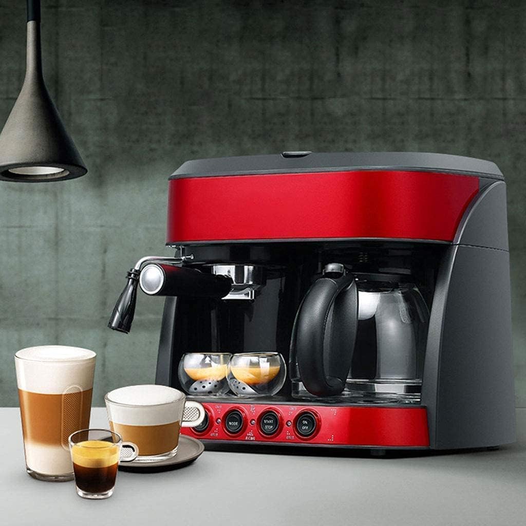 Espresso Machine with Sensor Grinder Dual Heating System Combination Pump Espresso Filter Coffee Machine with Frothing Wand