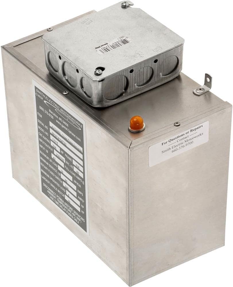 Grizzly Industrial H3473 - Static Phase Converter - 6 to 10 HP