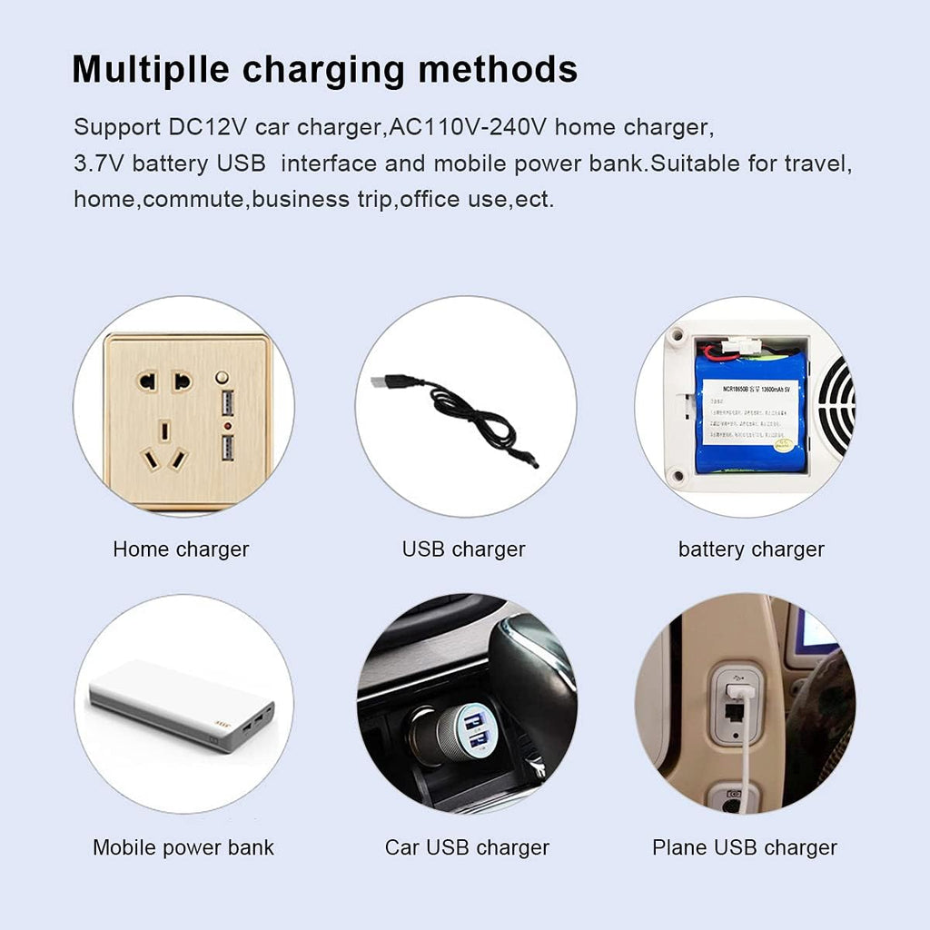（Upgraded version） Insulin Cooler Case portable Diabetic cooler Box Mini Drug Refrigerator Keeping Cooling 2-8℃ with handle, alarm & USB Chargerable（1 layer Celsius temperature