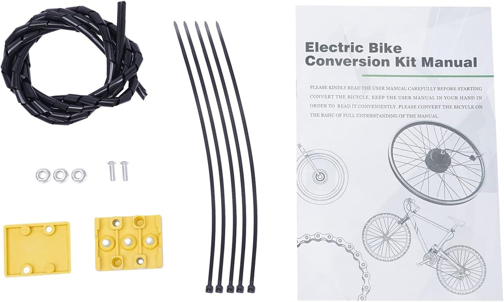 48V 1000W Electric Bicycle Motor Kit Front Wheel, E-Bike Hub Motor Kit Powerful Motor Electric Bicycle w/Display