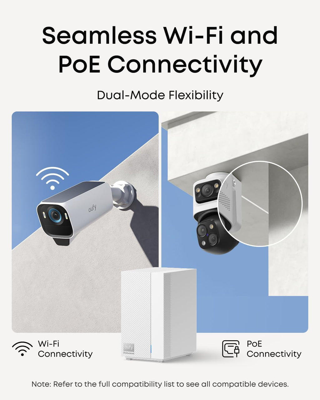 eufy Security HomeBase Professional S1, 4G LTE and 24h Battery Backup, Built-in 32 GB Storage and Expandable up to 16 TB, Advanced Local AI, Compatible with eufy Products, No Monthly Fee