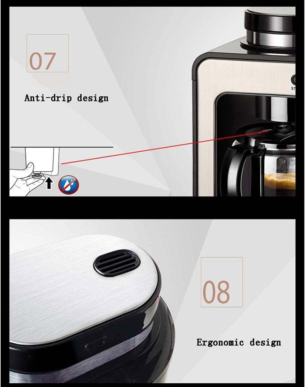 Fully Automatic Espresso, and Coffee Machine with One Touch System and Milk The New