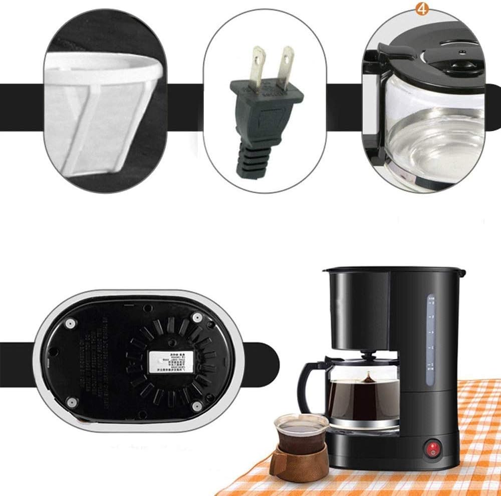 Coffee Machine Coffee Machine,Filter Coffee Machine with Insulated Jug,Anti-Drip,Permanent Reusable Filter,Filter Coffee Maker with 10 Minute Brew Time,800W