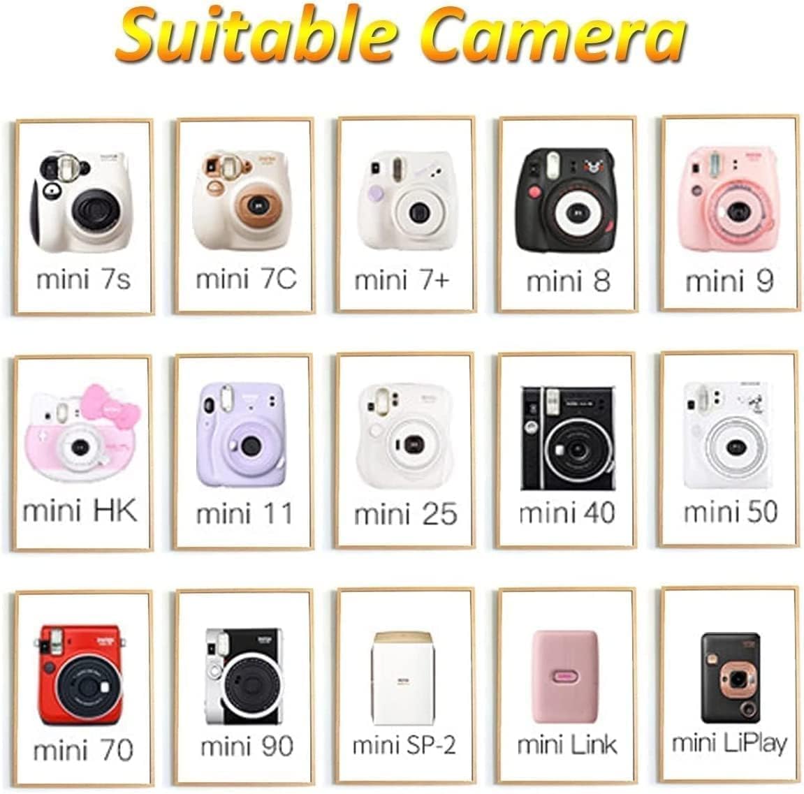 Fujifilm Instax Mini Instant Camera Film for Mini Instant Cameras - Capture Memories Anytime, Anywhere with Sunshine Photo Microfiber Cleaning Cloth... (10 Pack (200 Sheets Total))