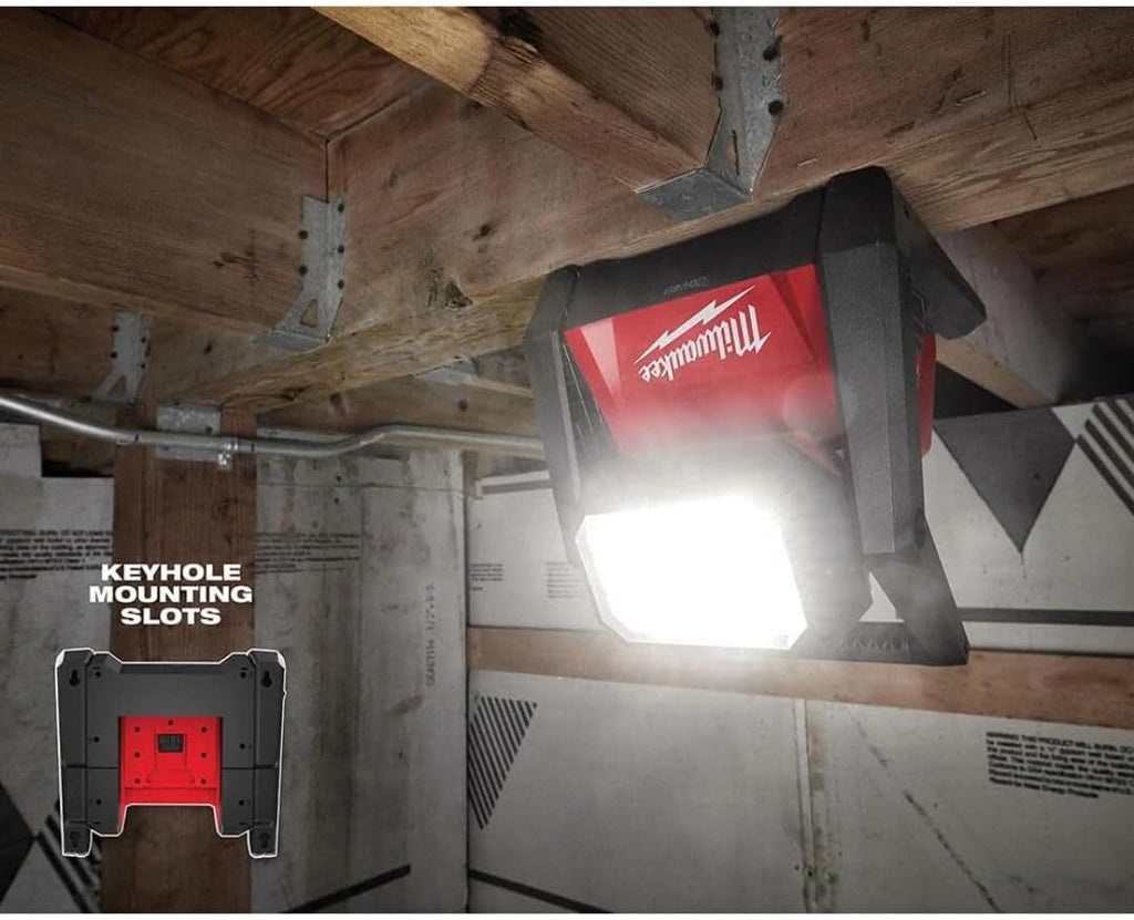 Milwaukee 2366-20 M18 ROVER Compact Lithium-Ion Dual Power 4000 Lumens Corded/ Cordless LED Flood Light (Tool Only)