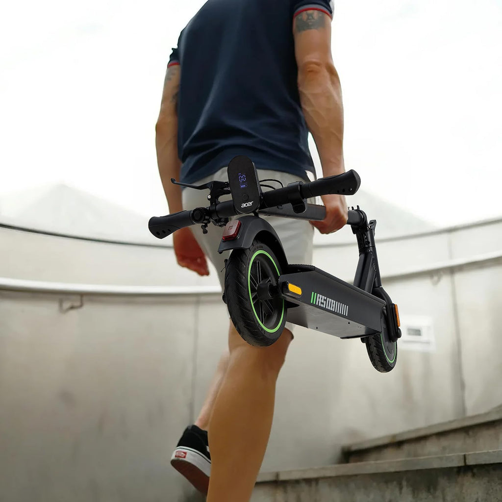 Electric Scooter, 250W Motor, 18Miles Long Range & 15.5 MPH Top Speed, 8.5' Solid Tires, Folding Commuter Escooter with Turn Signals, Cruise Control, Dual Brakes for Adults and Teens, ES Series 3