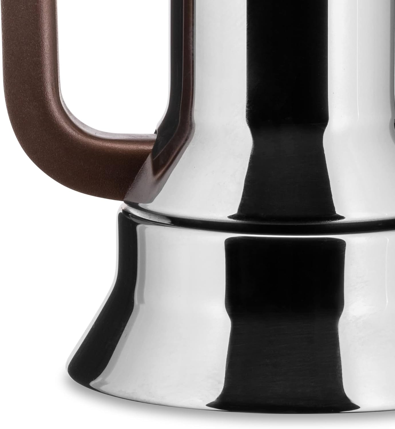 Alessi 9090/1 - Design Stovetop Espresso Coffee Maker, 18/10 Stainless Steel, Mirror Polished, 1 cup