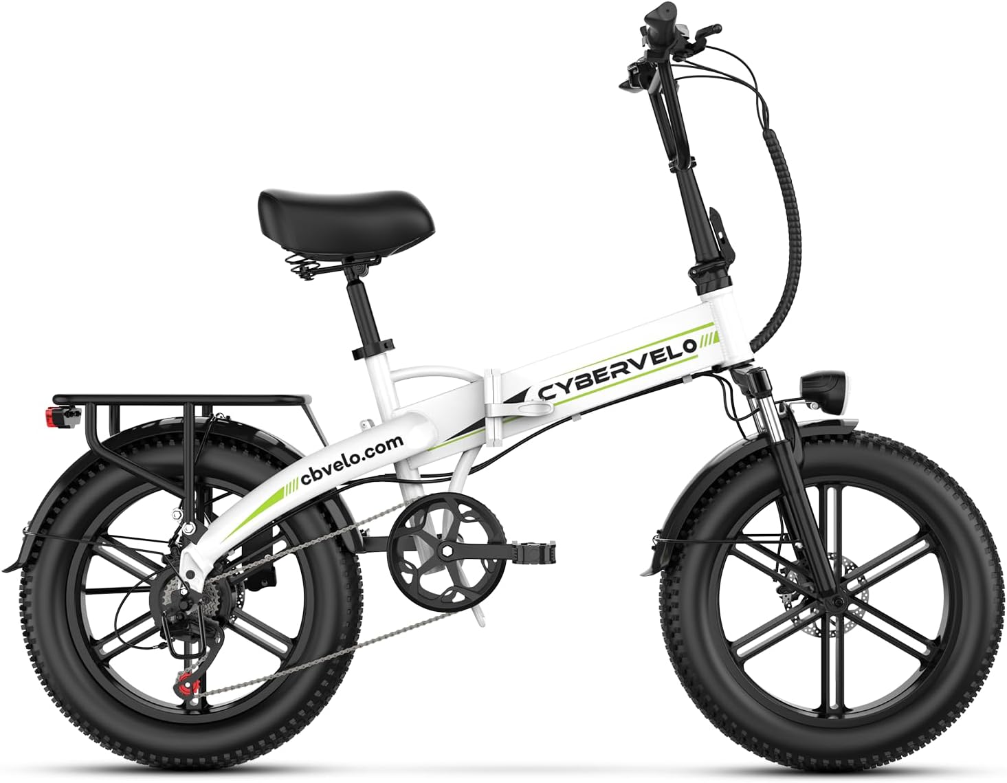 Folding Electric Bike, Removable Large Capacity Battery Ebike,Fat Tire Adult E-Bik,Long Range, Long-lasting Ebike