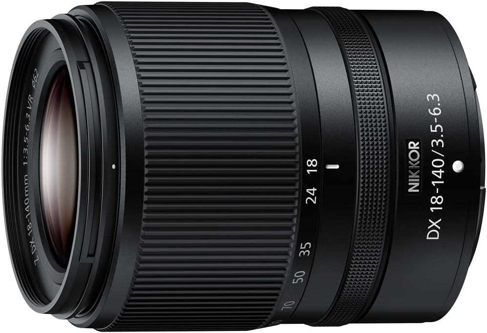 Nikon 20104 NIKKOR Z DX 18-140mm f/3.5-6.3 VR Zoom Lens for Z-Mount Mirrorless Cameras Bundle with Lexar Professional SDHC/SDXC 1667x UHS-II 64GB Memory Card