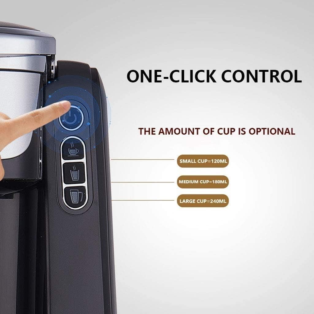 Full-automatic Coffee Machine, Tea & Coffee Maker for K Cup, Ground Coffee Thermal Drip Instant Coffee Machine, Brew Strength Control