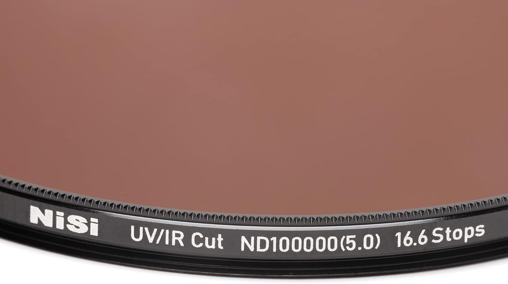 NiSi 52/58/62/67/72/77/82 ND5.0 Bundle - 82mm UV/IR Cut ND100000 (16.6 Stops), Aluminum Step-up Adapter Rings for Sizes 52, 58, 62, 67, 72, 77 - Celestial Event Photography Neutral Density Filter