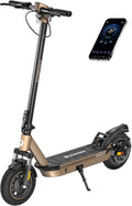 ECOROAD EC10 Electric Scooter for Adults, 750W Motor & 25 MPH & 32 Miles Long Range, 10' Tires with Dual Suspension, Foldable Commuting E Scooter with App Control
