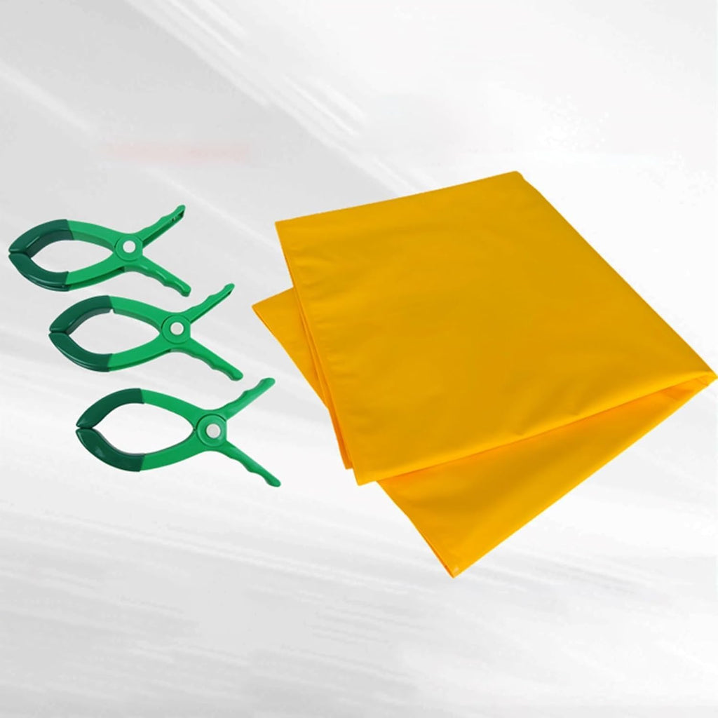 Industrial Insulation Blanket Large Electric Blanket with 3 Insulated Clamps, Outdoor Power Supply Safety Tool for Substations(0.4KV - 80x100cm(31.5x39.4in))