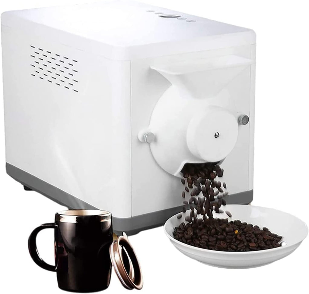 Coffee machine 1600W Coffee Roaster, Electric Coffee Roaster Machine, Automatic Household Electric Coffee Bean Roaster Machine, Non-Stick Electric Nut Peanut Cashew Chestnuts Coffee Bean Roasting