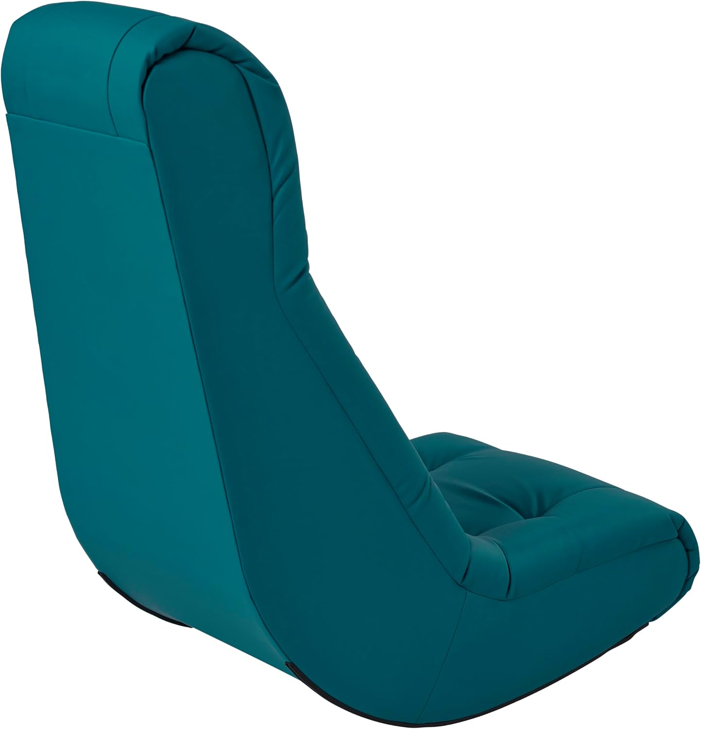 FDP Tufted Floor Rocker for Kids, Teens and Adults Comfortable, Ergonomic Chair for Reading, Playing Video Games, or Watching TV - Teal, 10488-TL
