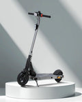 QnQ Electric Scooter 500W Peak Motor, 12 Miles Range & 15 MPH, 8' Flat-Free Tires, UL Certified, Foldable Electric Scooter for Adults, Teens and Big Kids