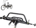 WEEROCK 20' 24' 26' Tricycle Rear Axle Tricycle Conversion Kit Single Speed/ 7 Speeds for 20 24 26 Inch Adult Tricycle, Trike, 3 Wheel Bikes，Black
