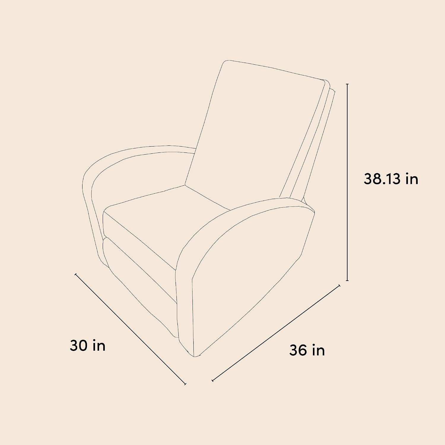 Storkcraft Santa Monica Power Recliner Swivel Glider (Ivory Basketweave) – Effortless Electronic Power Recline, USB-A & USB-C Charger