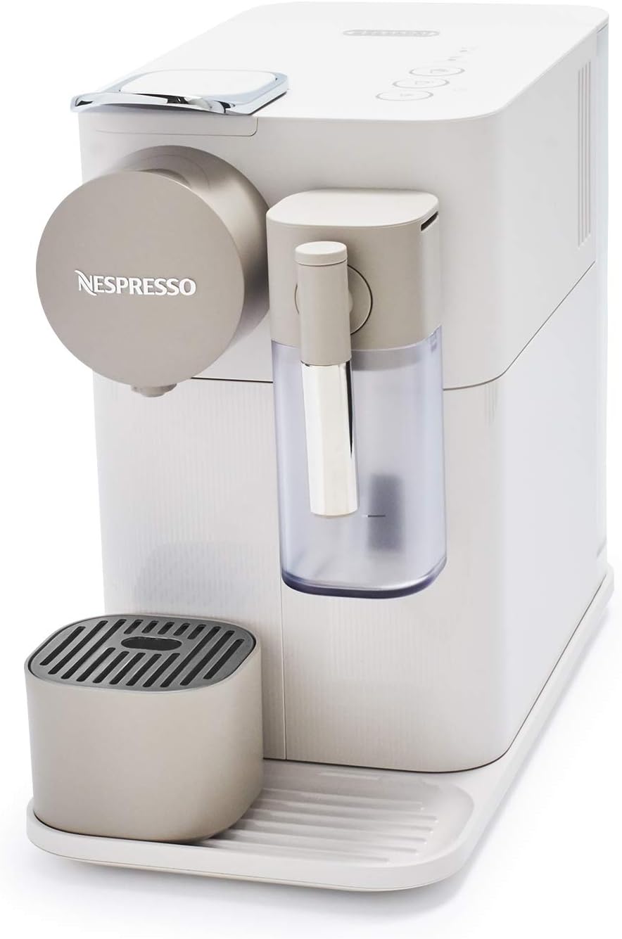 Nespresso Lattissima One Original Espresso Machine with Milk Frother by De'Longhi ,33.8 ounces, Silky White