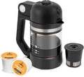 VINCI Micro Café Smallest Single-Serve Glass Coffee Brewer | Compatible with K-Cups, Pods & Ground Coffee | Enclosed & Circle Flow Brewing for Hotter, Richer Flavor | Brews 4oz to 20oz (Black)