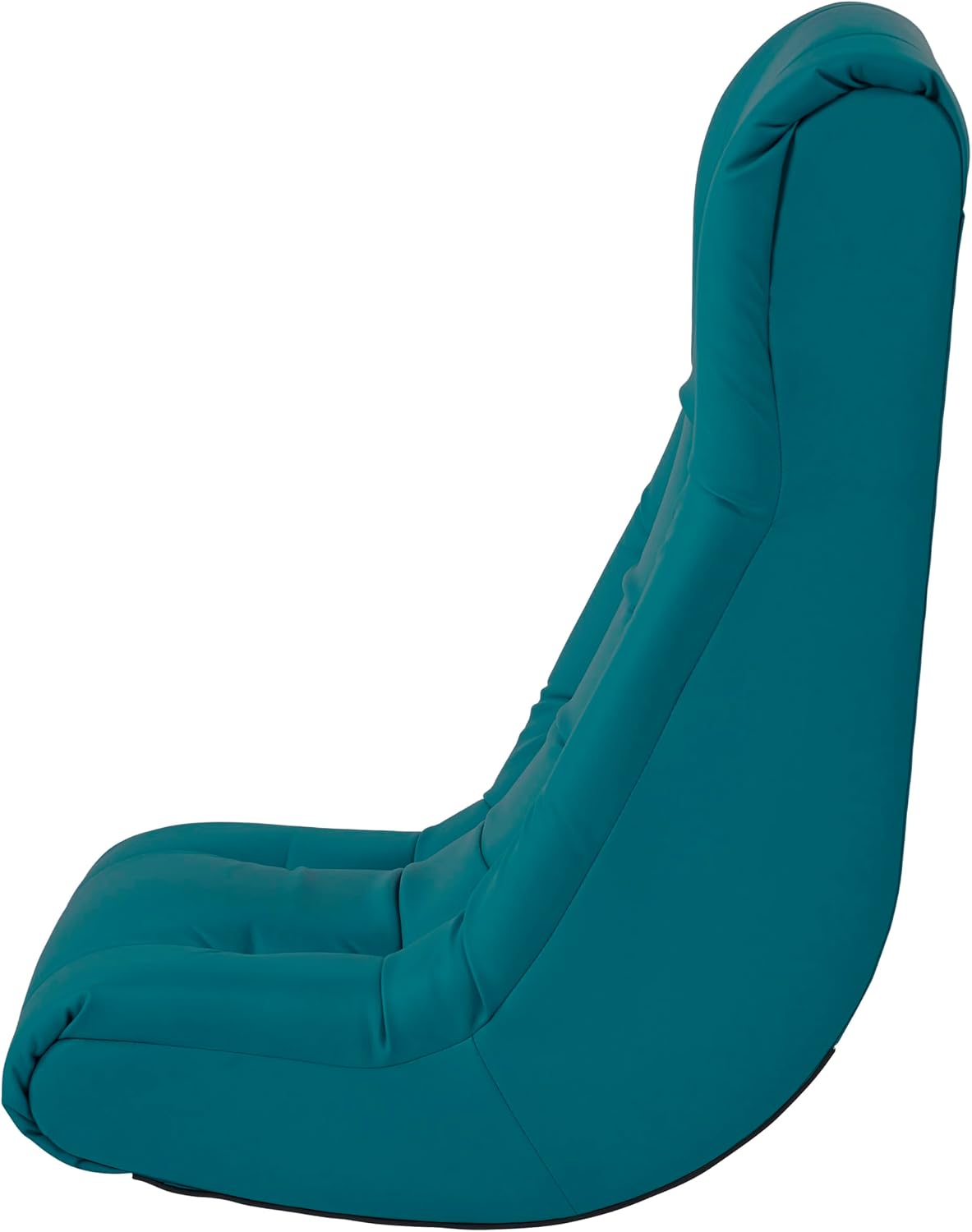 FDP Tufted Floor Rocker for Kids, Teens and Adults Comfortable, Ergonomic Chair for Reading, Playing Video Games, or Watching TV - Teal, 10488-TL