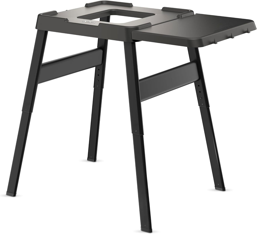 Ninja Woodfire Adjustable Stand & Side Table, Electric Outdoor Oven & BBQ Grill, Heavy-Duty Outdoor Cooking Table & Pizza Oven, 4718J800EUUK, Black
