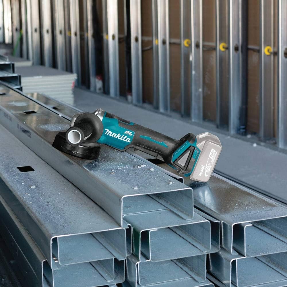 Makita XAG11Z 18V LXT® Lithium-Ion Brushless Cordless 4-1/2' / 5' Paddle Switch Cut-Off/Angle Grinder, with Electric Brake, Tool Only