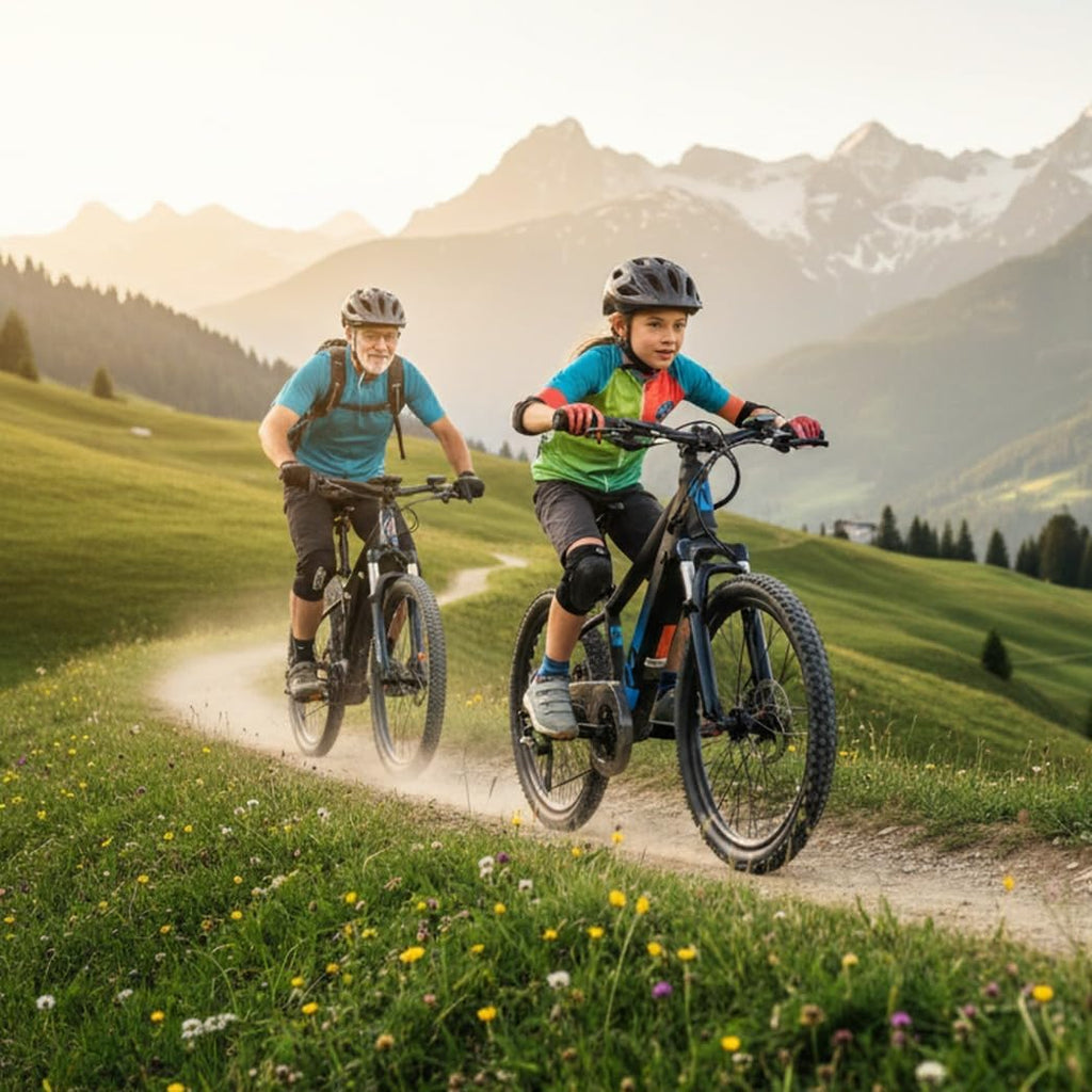JOYSTAR 20 26 Inch Electric Bike for Kids Teens Ages 6+ with 250W/500W Brushless Motor, Electric Mountain Bicycle with Removable Battery, Safe Children Ebikes with Dual Disc Brakes