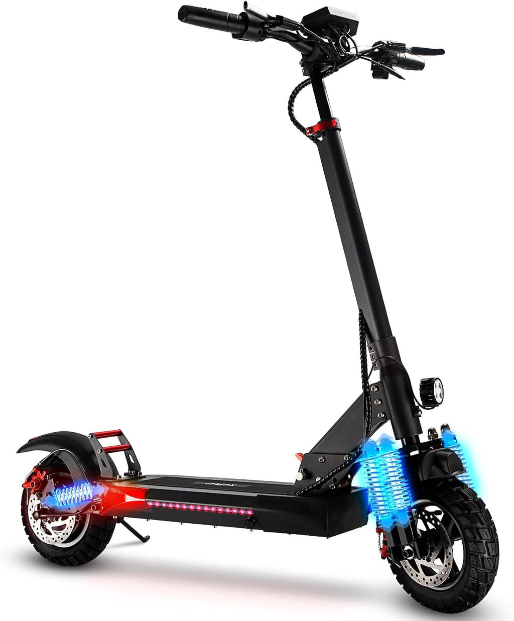Electric Scooter for Adults, 350W/800W Motor, 15/22/34 Miles Range, 8.5/10' tire, Folding E-Scooter with Dual Suspension, Teenage Off-Road E Scooter
