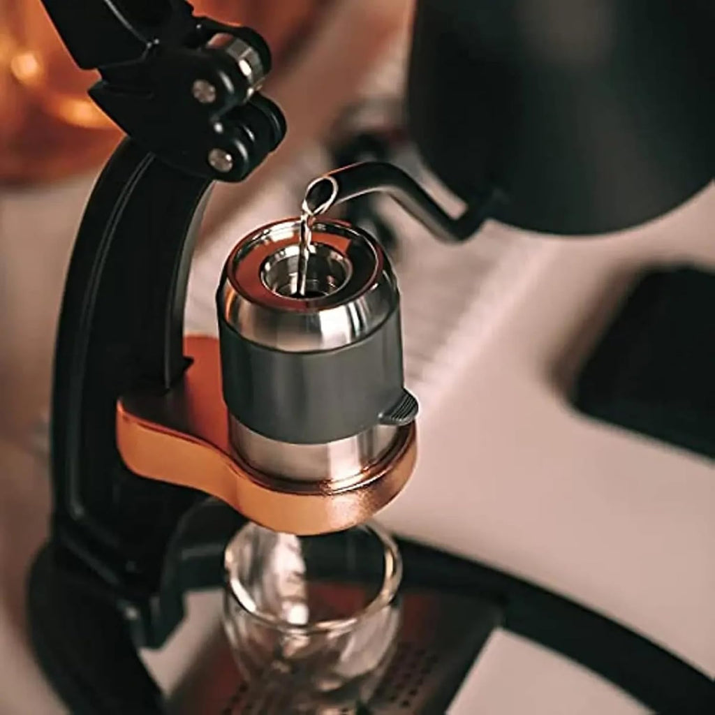 All Manual Lever Espresso Maker, with Stainless Steel Brew Head, Portable and Non-Electric, for The Home, Coffee Machine