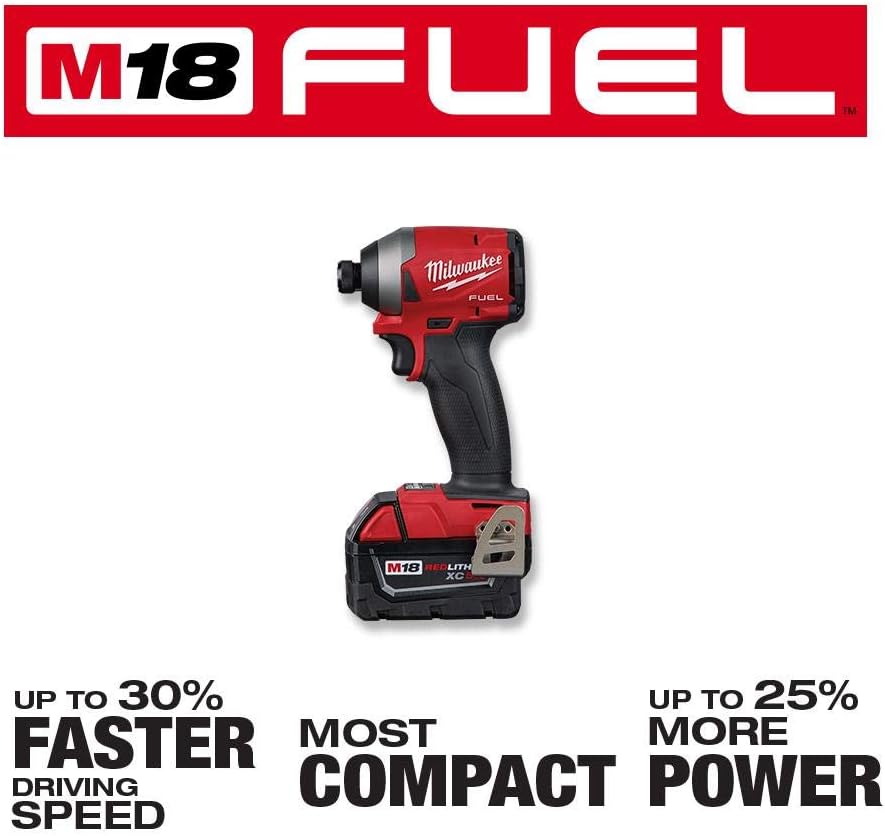 Milwaukee 2997-22PO M18 Fuel 18 Volt lithium-Ion Cordless Brushless Impacte Driver and Hammer Drill Combo Kit with Packout Case