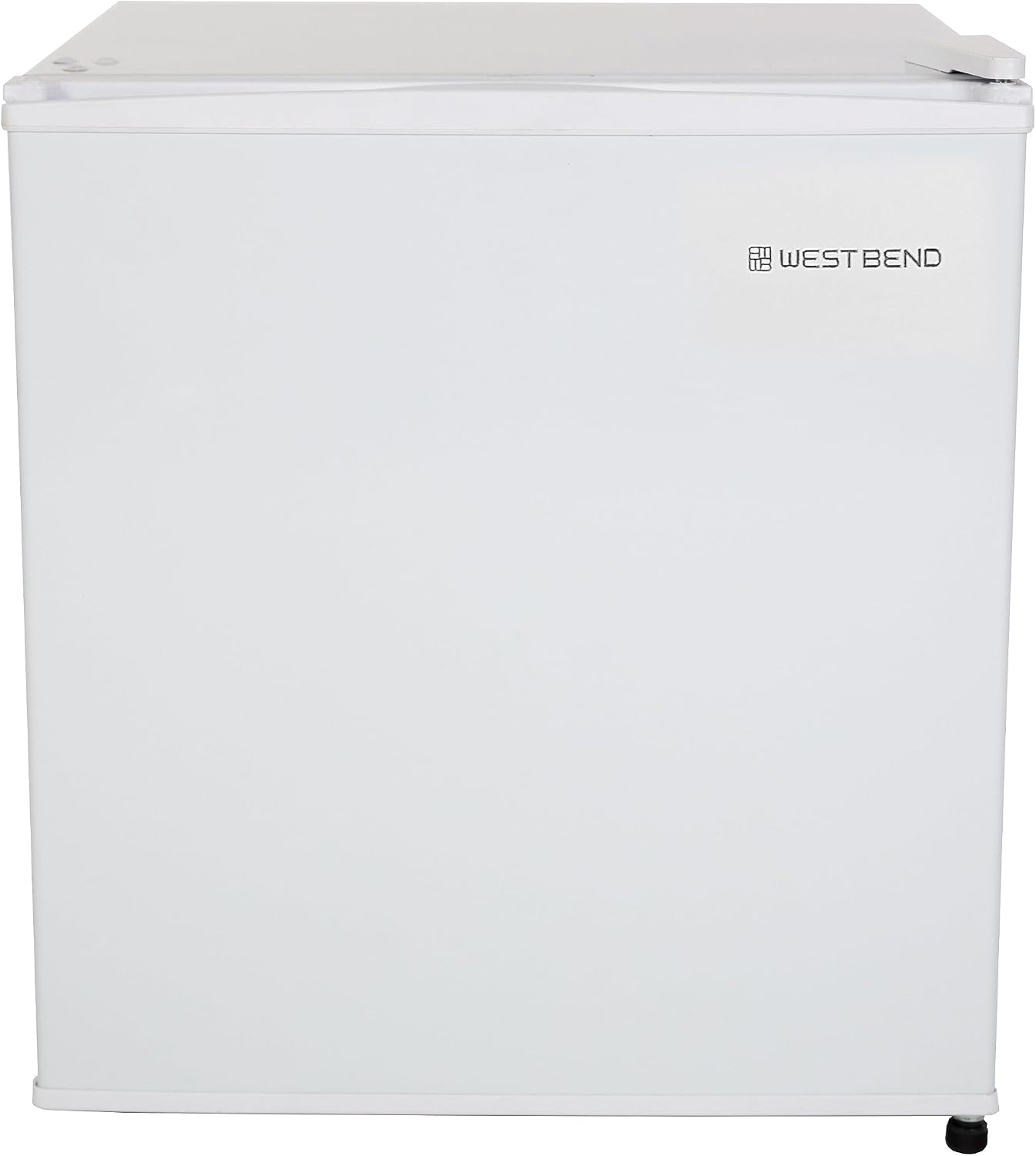 West Bend Mini Fridge Compact Refrigerator for Home Office or Dorm, Auto Defrost with Reversible Door, Energy Star Rated, 1.7-Cu.Ft., White