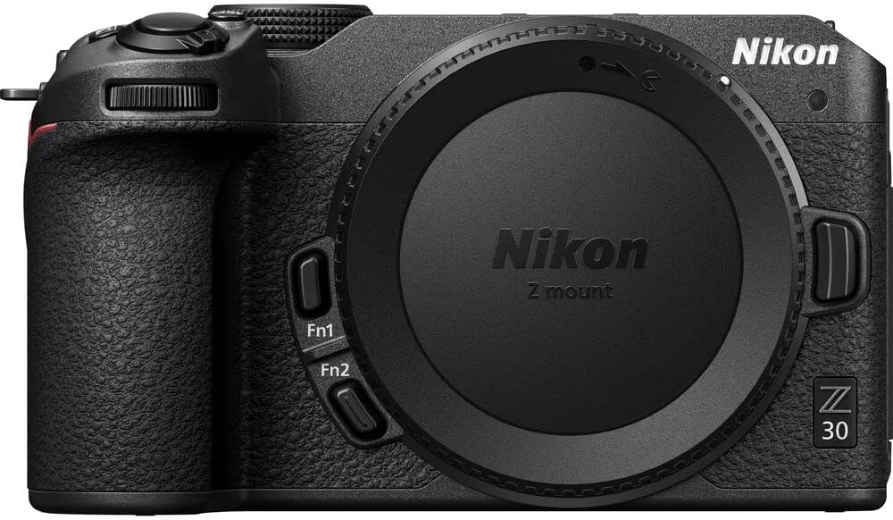 Nikon Z30 Mirrorless Camera with 16-50mm Lens Bundle with Extra Battery, LED Light, Microphone, 128GB High Speed Memory Flash, Accessory Bundle (25 Items)