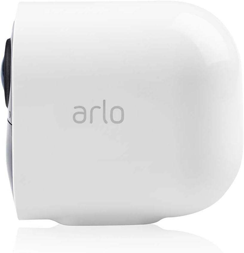 Arlo Ultra - 4K UHD Wire-Free Security 3 Camera System | Indoor/Outdoor with Color Night Vision, 180° View, 2-Way Audio, Spotlight, Siren | Compatible with Alexa and Homekit | (VMS534) (Renewed)