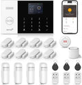 LWOHSI Wireless Alarm System,DIY 4G/WiFi Home Security Systems,Phone APP Alert,Door/Window and Motion Sensors,Remote Control for Home,Apartment,No Contract Fee