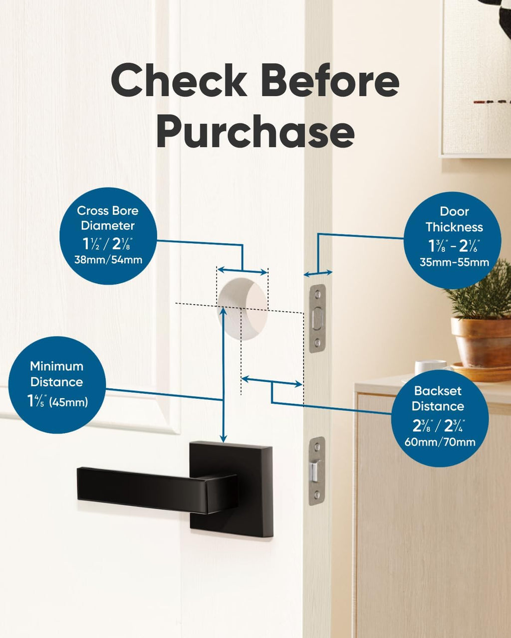 eufy Security Smart Lock E31, Fingerprint Keyless Entry Door Lock for Front Door, Built-in WiFi Deadbolt, App Control, Supports Matter, Apple Home, Alexa, Google, 10000mAh Battery, Auto Lock