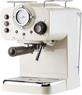 Espresso Coffee Maker, Home Retro Coffee Machine 15bar, with Steam Frother, Water Tank 1.25l, 2 Kinds Powder Bowls, for Home,Conference Room